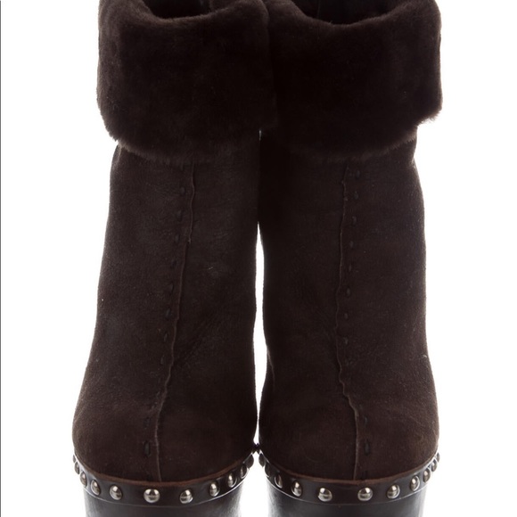 Miu Miu booties platform size 38 espresso brown - Picture 2 of 5